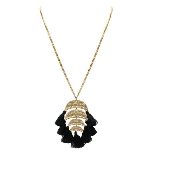 RETAIL $45 Kinsley Armelle Ximena Collection Raven Necklace - Picture 1 of 1